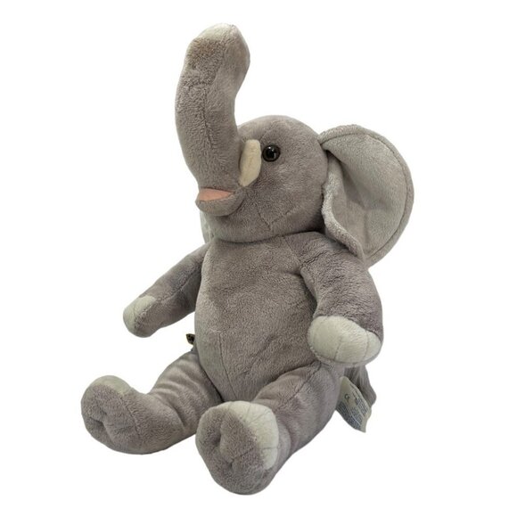 BUILD-A-BEAR Grey Elephant Plush Approx. 19" Retired Stuffed Animal‎ EUC - Picture 1 of 14